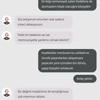 Zorunlu Dondurmak İstediğim Faturama Çıkan Masraf (Vodafone)