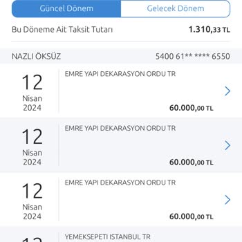 Yapı Kredi Bankası Mail Order Mağduriyeti