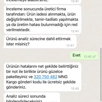 DGN - Doğan Çanta Su Geçiren Ayakkabı Ve İade Süreci Mağduriyeti