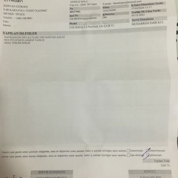 Citroen C4x Navigasyon Problemi