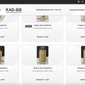 Kuyumcu Altin Değerlendirme Sistemi (KADSİS) Pişmanlıktır!