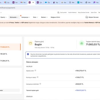 Hepsiburada Satıcıya Hiçbir Şekilde Ödeme Yapmadı.