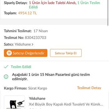Trendyol Sürat Kargo'nun Kafasına Göre Ürün Teslim Düşmesi