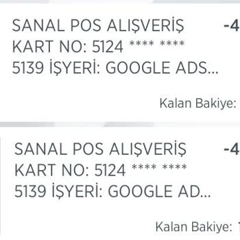 Google Ads Tarafından İzinsiz Para Çekildi