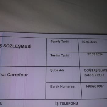 Doğtaş Firmasının Yaşattığı Mağduriyet