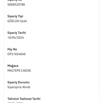 Atasun Optik Turuncu Garanti Sorunu