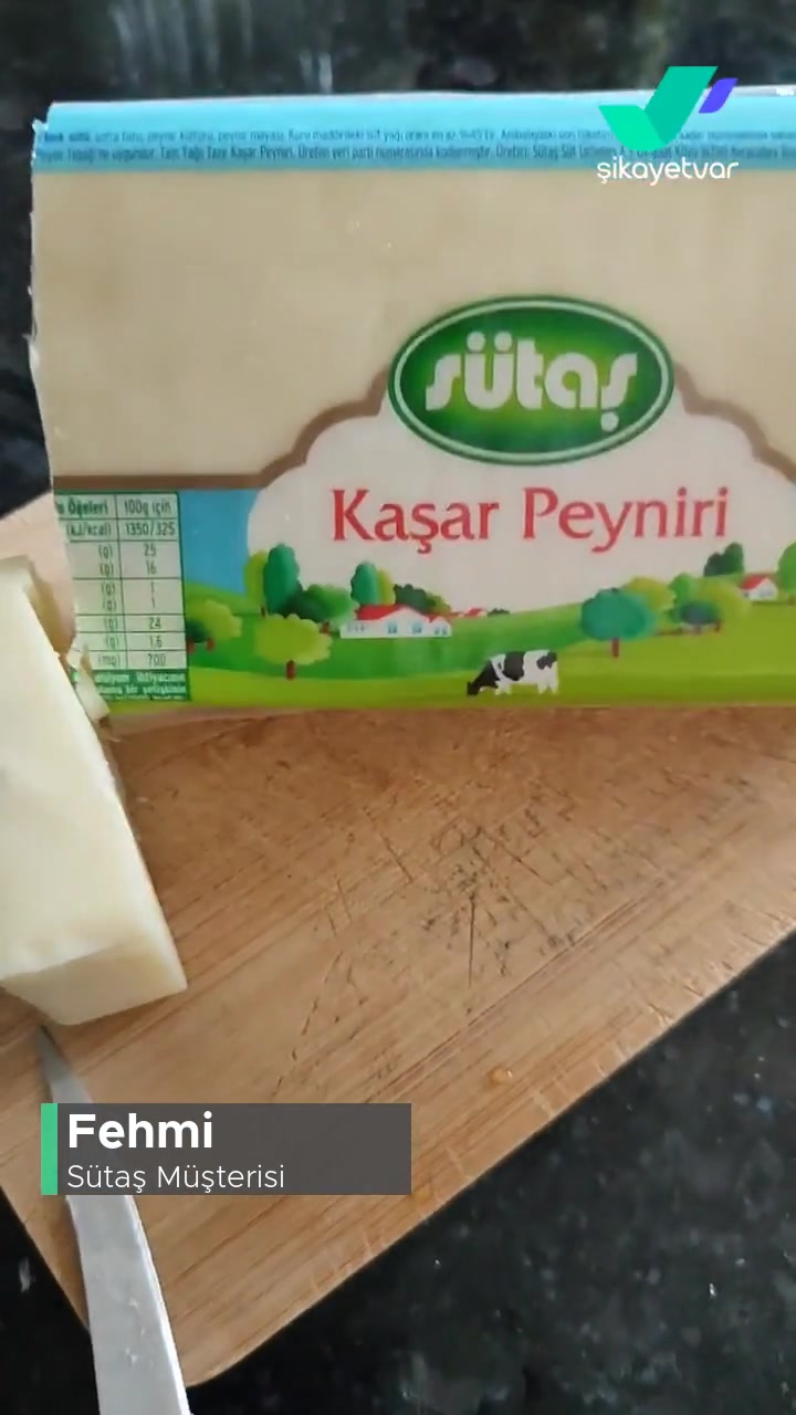 Sütaş Kaşar Peynirinden Petrol Kokusu Geliyor! videonun kapak resmi