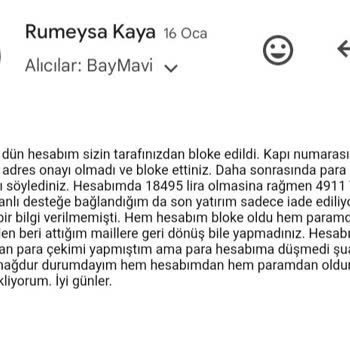 Bay Mavi Bahis Bay Mavi Sitesi Paramı Vermedi
