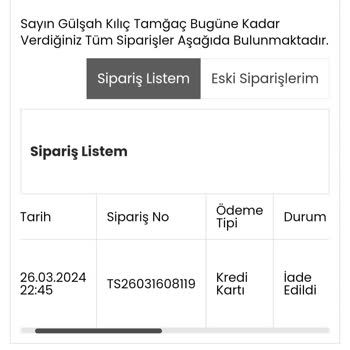 Slazenger Para İadesi Yapmayan Firma