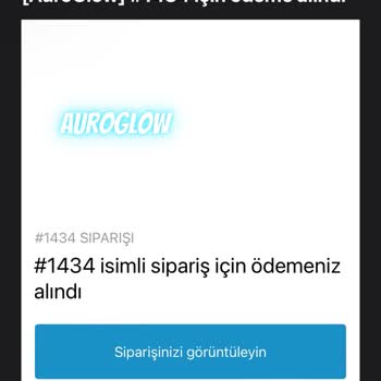 Auroglow.com Sitesi Ürün Göndermiyor.