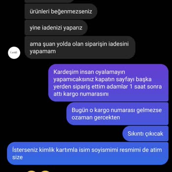 Gentil Butik Alışveriş Pişmanlığı.