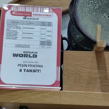 Karaca Züccaciye Karaca Yanlış Fiyat Etiketi Ve Mağduriyet