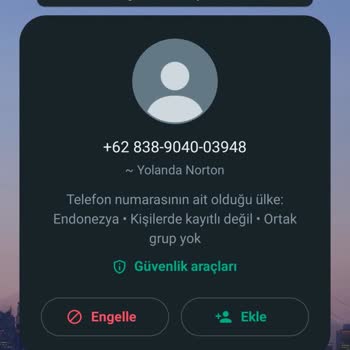 WhatsApp Yabancı Numaradan Aranma