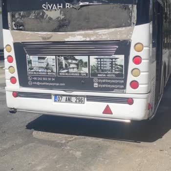 Alanya Belediyesi Otobüs Şoförü Şikayeti