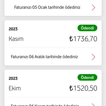 Vodafone'un Uyumsuz Fahiş Faturaları