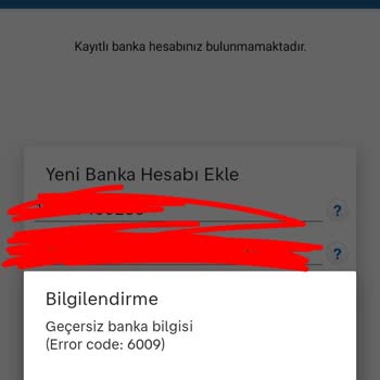 Sahibinden 6009 Hatası Alıyorum