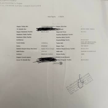 Medical Park Hastanesi Doğum Raporunun Yanlış Yazılması