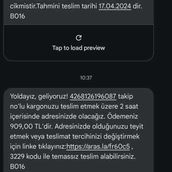 Aras Kargo Tuzla Boyacılar, Kredi Kartı Komisyonu Alıp Nakit İstiyor