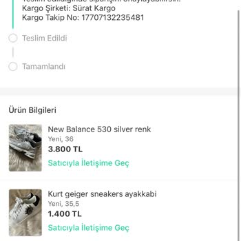 Sürat Kargo Kargolarım Transfer Merkezinde Hareketsiz