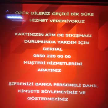 Ziraat Bankası ATM'si Paramı Yuttu Geri Alamıyorum