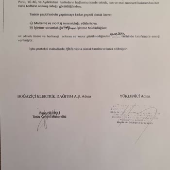 Boğaziçi Elektrik Dağıtım A. Ş Bağlantı İşleri