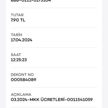 Akbank MKK Ücretleri Hakkında Şikayet