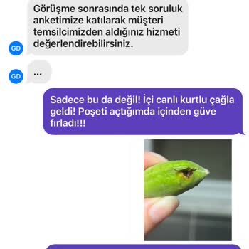 Getir Canlı Kurtlu Ürün Ve Eksik Ürüne Tam Para Çekilmesi!