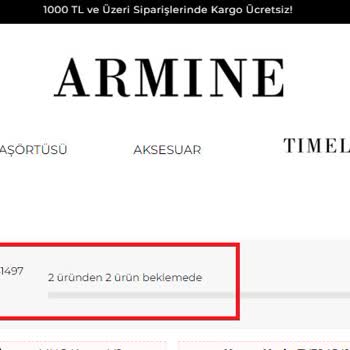 Armine İnternet Sitesi Para İadesini Yapmadı