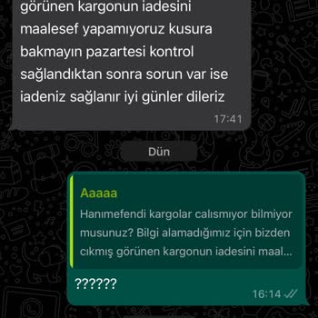 Allmiss Giyim Trençkot İade Ve Değişim Sürecinde Yaşanan Mağduriyet