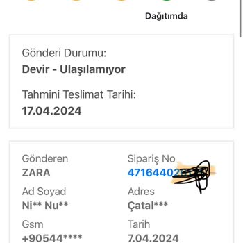 Bir Günde Kargo Siparişim Teslim Edilmiyor