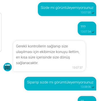 A101 Uygulamasında Kaybolan Sipariş Ve İade Sorunu