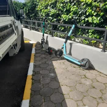 Martı Kendi Özel Alanımıza Scooter Bırakılması