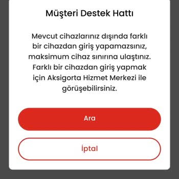 Aksigorta'ya Giriş Yapamıyorum.