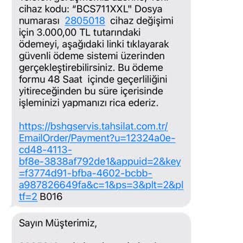 Bosch Dikey Süpürge Ücretli Değişim