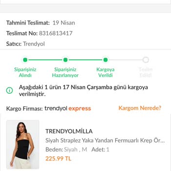 Trendyolmilla Müşteri Hizmetleri Sorunu Çözemiyor