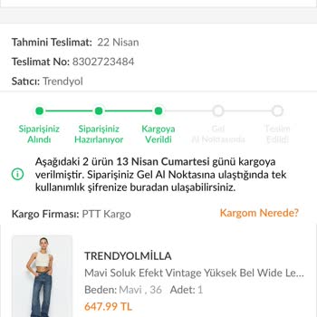 Trendyolmilla Müşteri Hizmetleri Sorunu Çözemiyor
