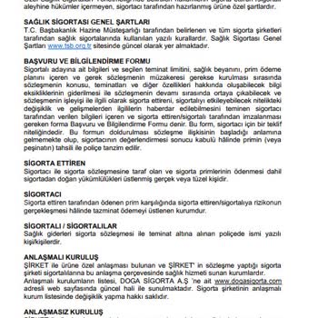 Doğa Sigorta A. Ş Sigorta Yaptırırken Dikkat Etmeniz Gereken Husus.