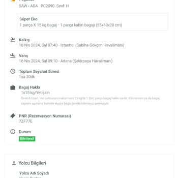Pegasus Erken Kapı Kapanış Şikayeti