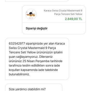 Hepsiburada'nın İptal Edemezsin Düzeni