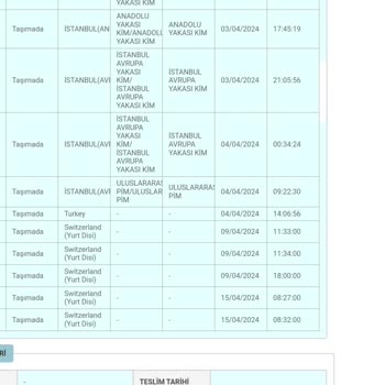 PTT Kargom 15 Gündür Yolda