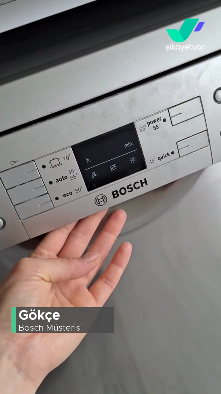 Bosch Bulaşık Makinesi Üst Sepeti Tutan Su Borusu Perçini Koptu! videonun kapak resmi
