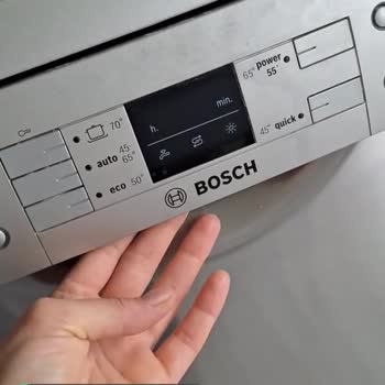 Bosch Bulaşık Makinesi Üst Sepeti Tutan Su Borusu Perçini Koptu!