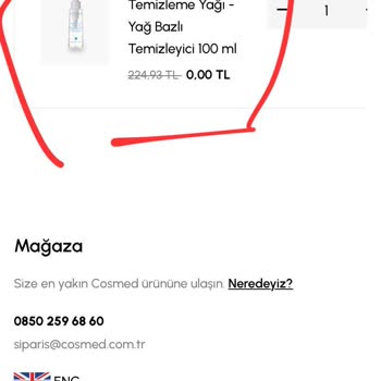 Cosmed Firması İle İletişimsizlik