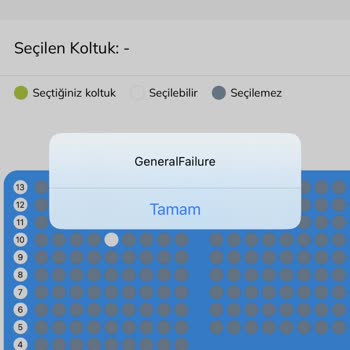 Passolig Bilet Alma Sorunu: Generalfailured Hatası