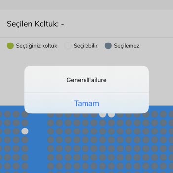 Passolig Bilet Alma Sorunu: Generalfailured Hatası