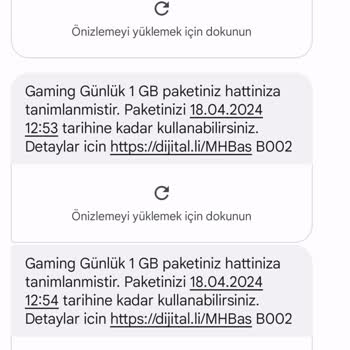 Turkcell Hediye Kazandığım GB İçin Benden Para Aldı.