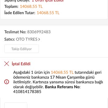 Trendyol Sipariş İptali Ve Yaşanan Mağduriyet