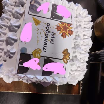 Karamel Pastanesi Renkli Çıktı Basılmış