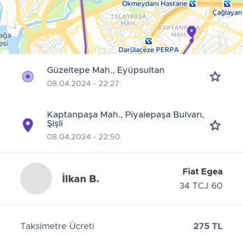 BiTaksi Uygulamasında Fazla Ücret Sorunu
