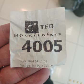 TEB Bankası Maltepe E5 Şubesi Yavaşlığı
